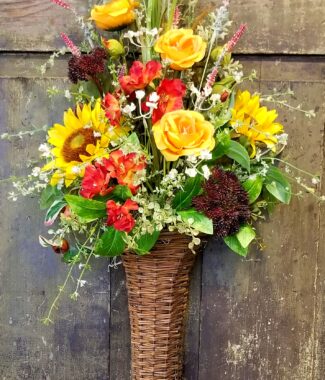 Sunflower Wall/Door Basket